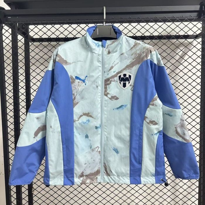 2025-2026 Monterrey Soccer Reversible Windbreaker Jacket Football Jacket