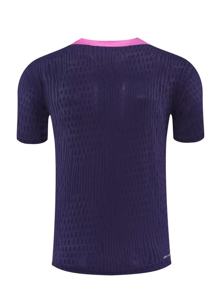 Barca Camisetas de Futbol Player Version 2025-2026 Barcelona Dark Purple Soccer Training Jersey