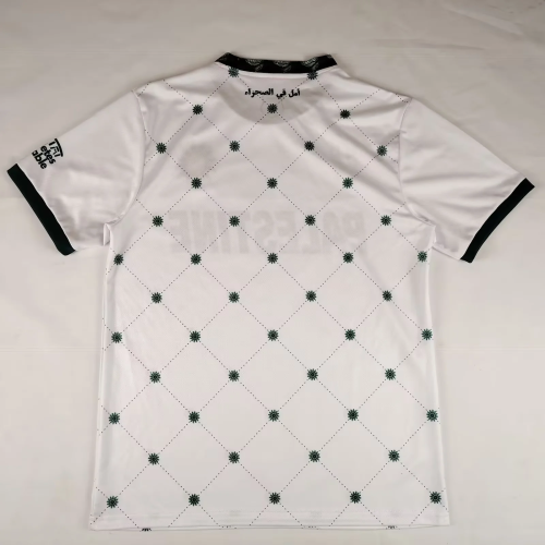 Fan Version 2025-2026 Palestine White/Green Special Edition Soccer Jersey FC Palestina Football Shirt