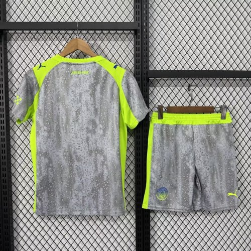 Adult Uniform 2025-2026 Manchester City Third Away Soccer Jersey Shorts Man City Football Kit