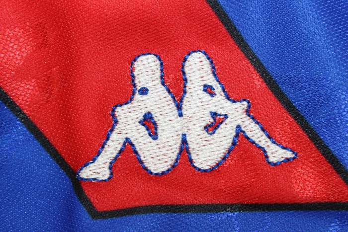 Retro Jersey 1994-1995 Athletic Bilbao Away Blue Soccer Jersey Vintage Football Shirt