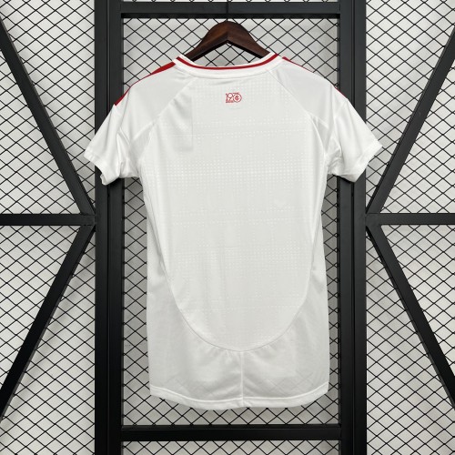 Women 2025-2026 Sport Club Internacional Away White Soccer Jersey Girl Football Shirt