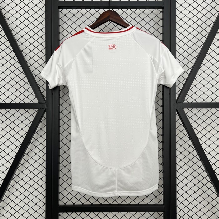 Women 2025-2026 Sport Club Internacional Away White Soccer Jersey Girl Football Shirt
