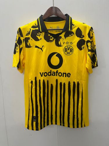 with Sponor Logo Fan Version 2025-2026 Borussia Dortmund Club World Cup Home Soccer Jersey BVB Football Shirt