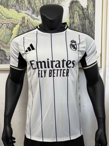 2025-2026 Real Madrid White Baseball Jersey MLB Shirt