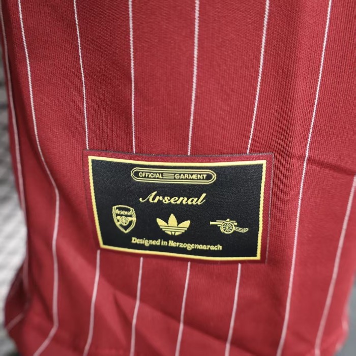 Fan Version Arsenal 2025-2026 Maroon Soccer Casual Shirt