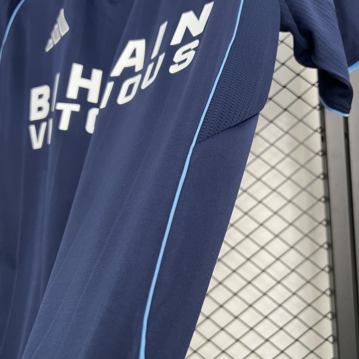 Fan Version 2025-2026 Paris FC Home Soccer Jersey Football Maillot