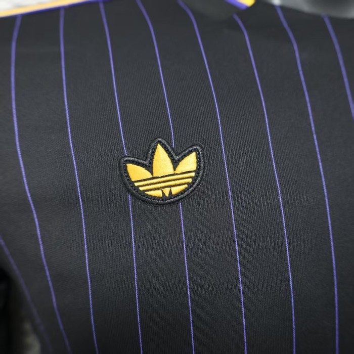 Fans Version 2025-2026 Manchester United Black Soccer Casual Shirt