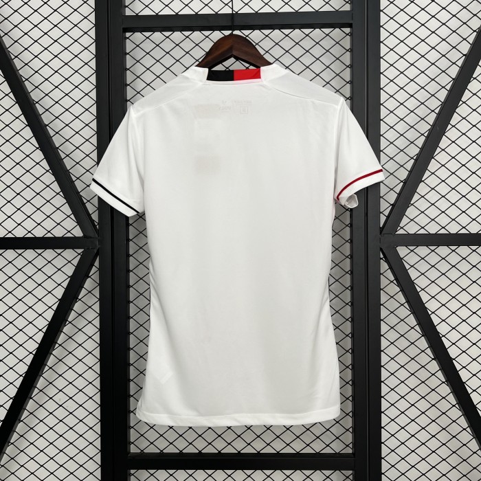 Women Fluminense 2025-2026 Away White Soccer Jersey Girl Football Shirt