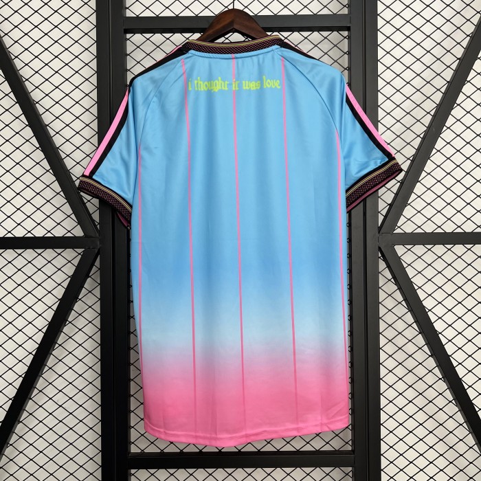 Fans Version 2025-2026 Bohemian Third Away Blue/Pink Soccer Jersey Football Shirt