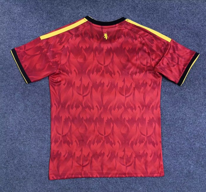 Fan Version 2025-2026 BEL Home Soccer Jersey Football Shirt