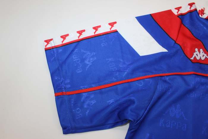 Retro Jersey 1994-1995 Athletic Bilbao Away Blue Soccer Jersey Vintage Football Shirt