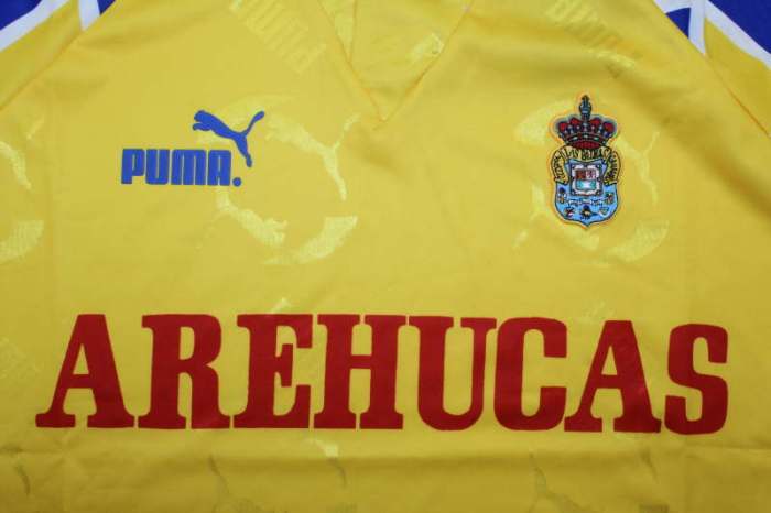 Retro Jersey 1995-1996 Las Palmas Home Soccer Jersey Vintage Football Shirt