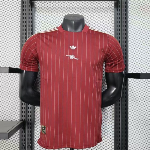 Fan Version Arsenal 2025-2026 Maroon Soccer Casual Shirt