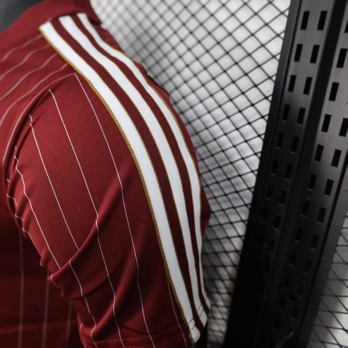 Fan Version Arsenal 2025-2026 Maroon Soccer Casual Shirt