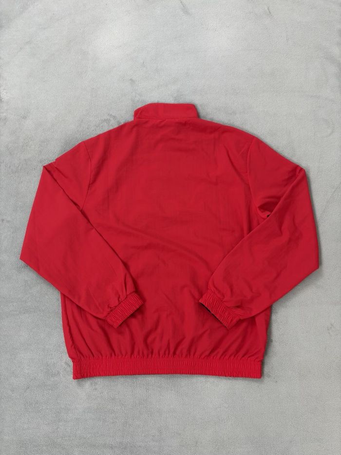 2025-2026 Nk Black/Red Soccer Reversible Windbreaker Jacket Football Jacket