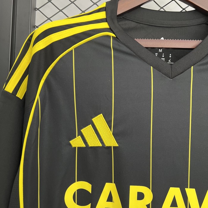Fan Version 2025-2026 Real Zaragoza Away Soccer Jersey Football Shirt