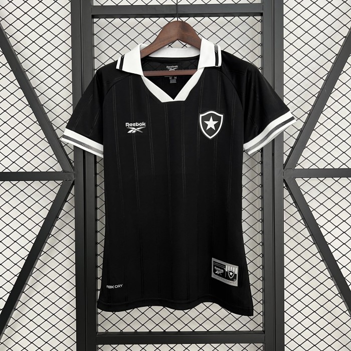 Women 2025-2026 Botafogo Away Black Soccer Jersey Girl Football Shirt