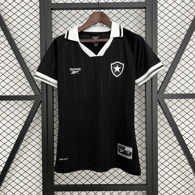 Women 2025-2026 Botafogo Away Black Soccer Jersey Girl Football Shirt