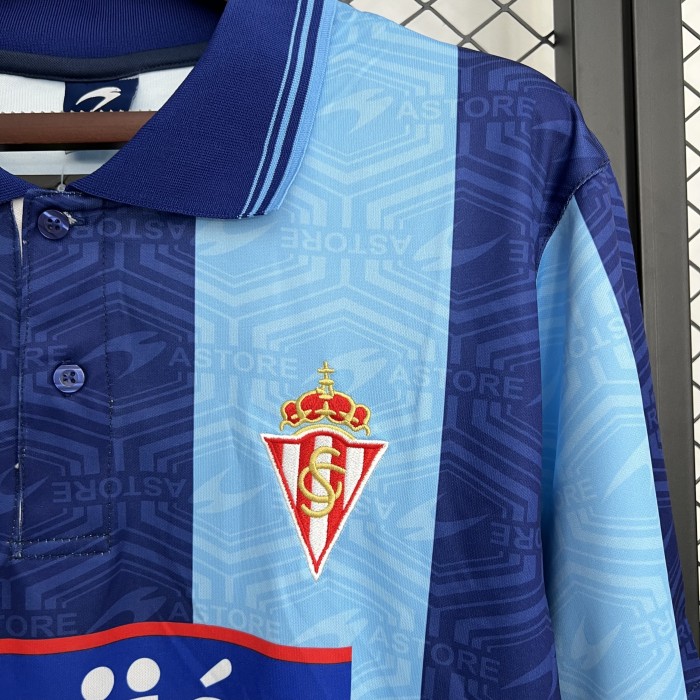 Retro Jersey 2002-2003 Sporting Gijon Third Away Soccer Jersey Vintage Football Shirt