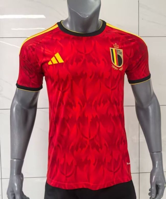 Player Version 2025-2026 BEL Home Soccer Jersey Football Shirt