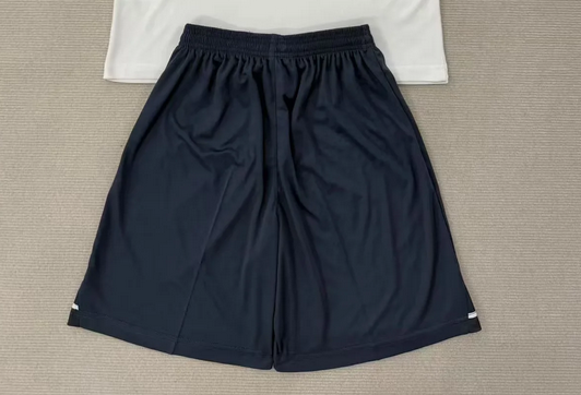 Fan Version 2025-2026 Lazio Away Black Soccer Shorts Football Shorts