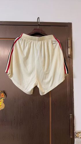 Fan Version 2025-2026 Flamengo Third Away White Soccer Shorts Football Shorts