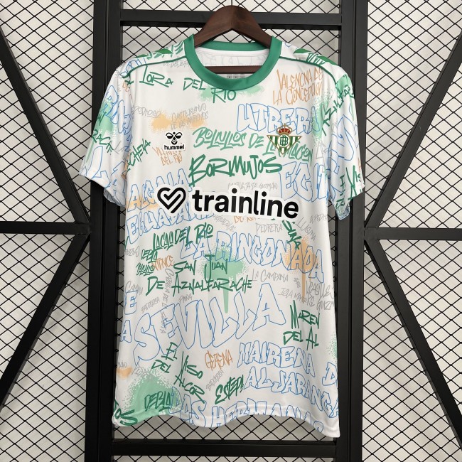 Fan Version 2025-2026 Real Betis  Soccer Jersey Football Pre-match Shirt