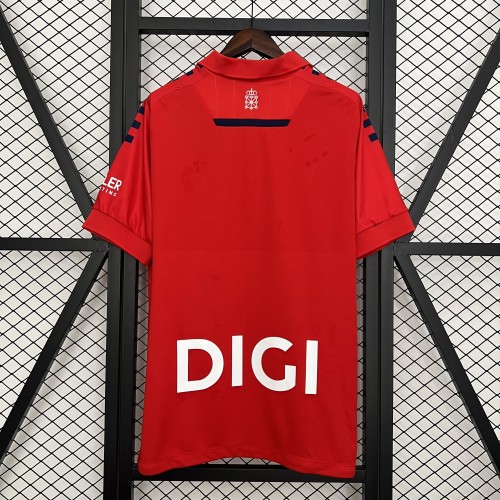 Fans Version 2025-2026 Osasuna Home Soccer Jersey Camisetas de Futbol