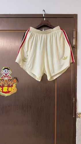 Fan Version 2025-2026 Flamengo Third Away White Soccer Shorts Football Shorts