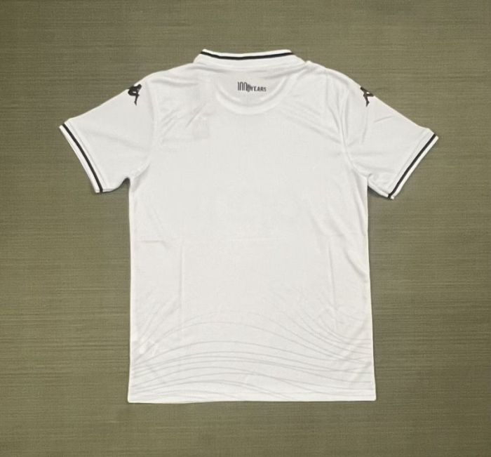 Fan Version 2025-2026 AS Monaco White Soccer Jersey Football Shirt