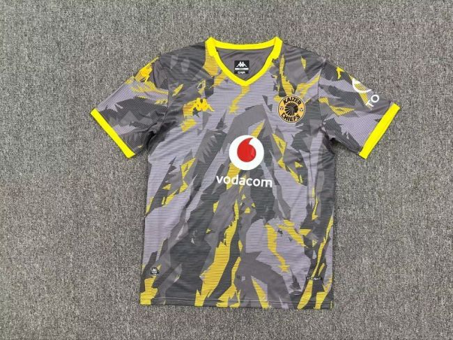 Fans Version 2025-2026 Kaizer Chiefs Away Soccer Jersey Football Shirt
