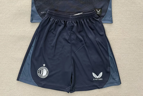 Fan Version 2025-2026 Feyenoord Rotterdam Away Soccer Shorts Football Shorts