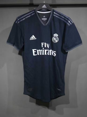 Retro Jersey Player Version 2018-2019 Real Madrid Away Soccer Jersey Vintage Real Football Shirt
