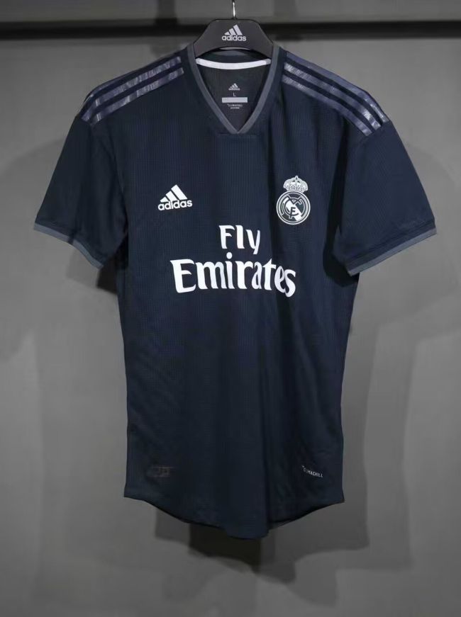 Retro Jersey Player Version 2018-2019 Real Madrid Away Soccer Jersey Vintage Real Football Shirt