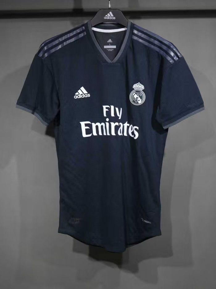 Retro Jersey Player Version 2018-2019 Real Madrid Away Soccer Jersey Vintage Real Football Shirt