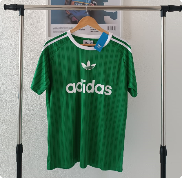 2025 AD Soccer Training T-shirt Green Casual Football Shirt