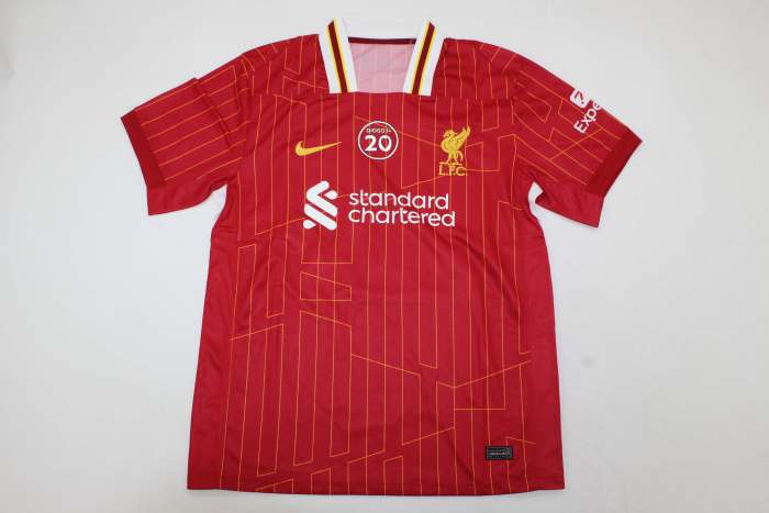 Fan Version 2025-2026 Liverpool WIRTZ 58 Diogo Version Home Soccer Jersey Football Shirt