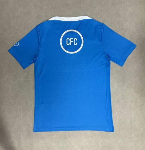 Fan Version 2025-2026 Chelsea Blue/White Soccer Pe-match Jersey Football Traininng Shirt