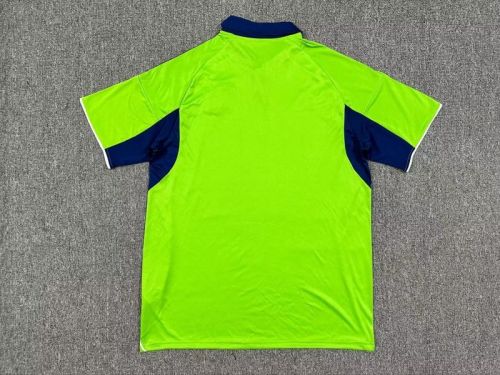 with Sponor Logo Fulham Football Shirt Fan Version 2025-2026 Fulham Away Green Soccer Jersey