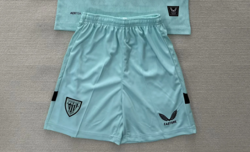 Fan Version 2025-2026 Athletic Bilbao Third Away Soccer Shorts Football Shorts