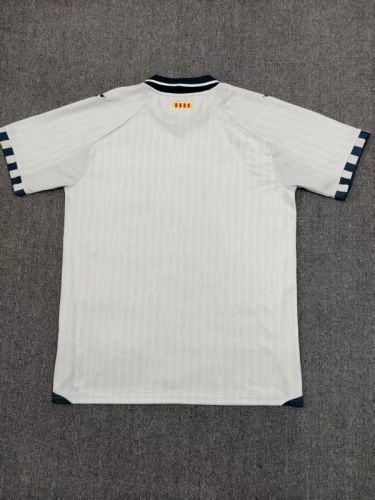 Fan Version 2025-2026 Espanyol Away White Soccer Jersey Football Shirt