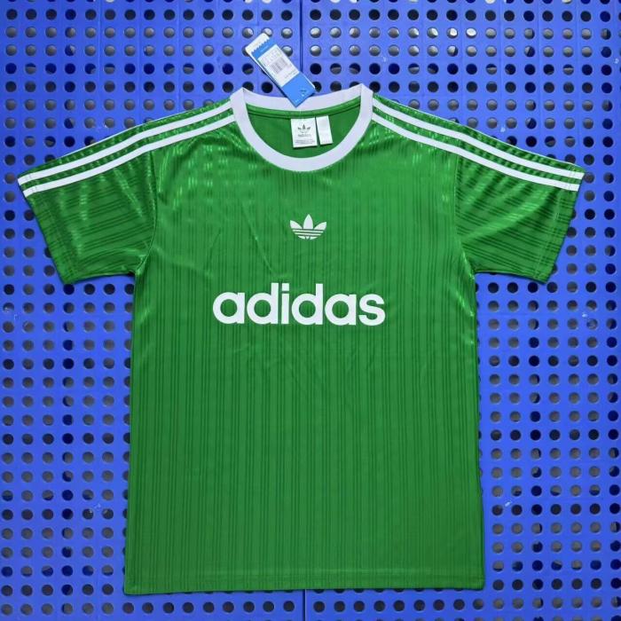 2025 AD Soccer Training T-shirt Green Casual Football Shirt