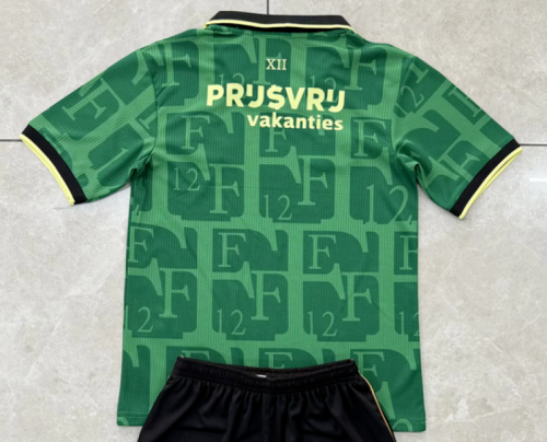 Fan Version 2025-2026 Feyenoord Rotterdam Fourth Away Green Soccer Jersey Football Shirt