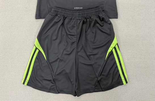 Fan Version 2025-2026 Aston Villa Black/Grey Goalkeeper Soccer Shorts Football Shorts