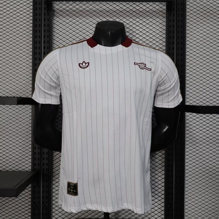 Player Version 2025-2026 Arsenal White Icon Footbal Shirt Soccer Jersey