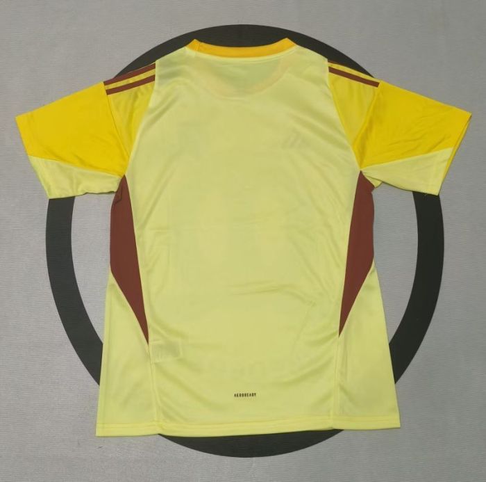 Fan Version 2025-2026 Atletico Madrid Yellow Goalkeeper Soccer Jersey Football Shirt