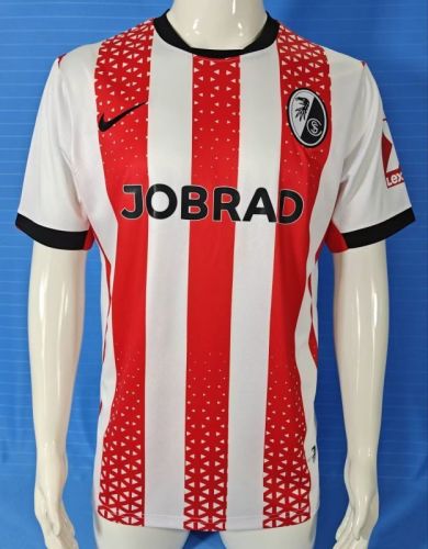 Fan Version 2025-2026 SC Freiburg Home Soccer Jersey Football Shirt