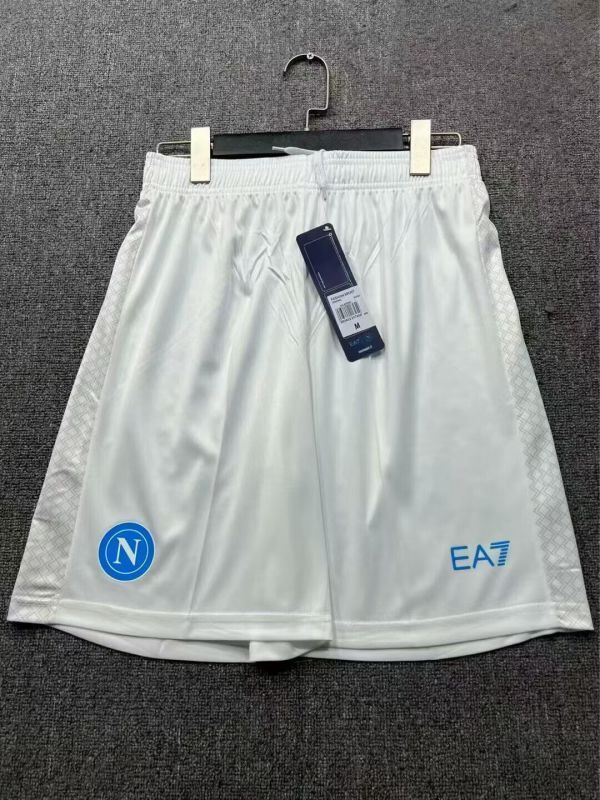 Fan Version 2025-2026 Napoli Home Soccer Shorts Napoles Football Shorts
