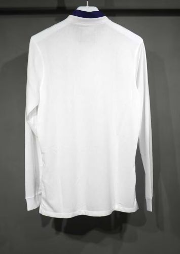 Player Version Long Sleeve Retro Jersey 2014 Portugal Away White Soccer Jersey Vintage Football Shirt